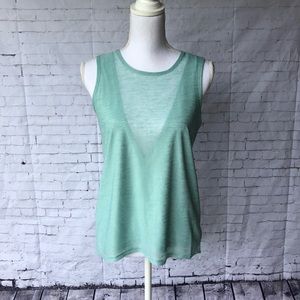 Sleeveless Scoop Neck Hi Low Pullover Top